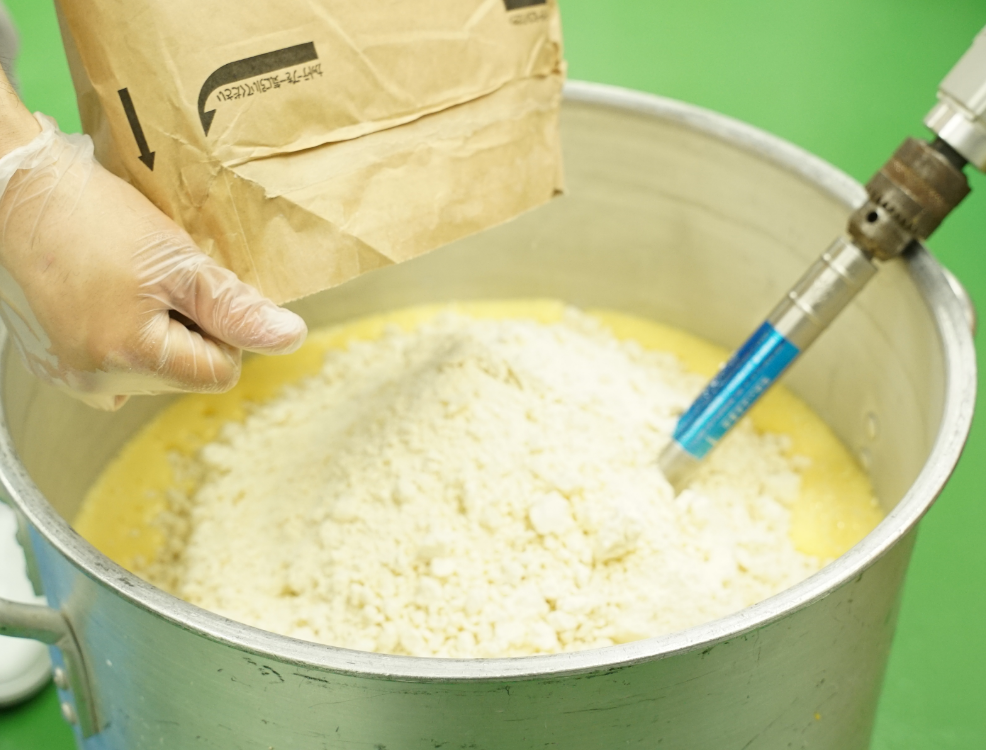 こだわりの小麦粉を開発